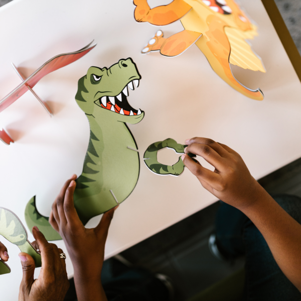Image for event: Paper Crafts: Dinosaurs
